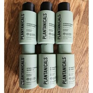 6 Plantanicals Bamboo Ginger Shampoo & Conditioner Lot 11oz Vegan Clean